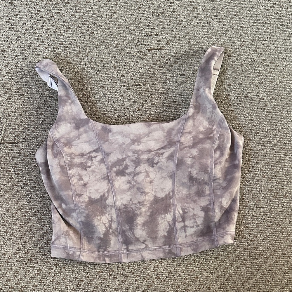 Lavender Tie-Dye Women's Tank Top
